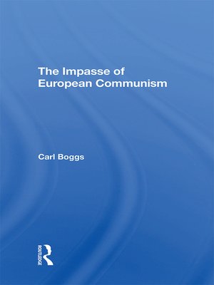 cover image of The Impasse of European Communism